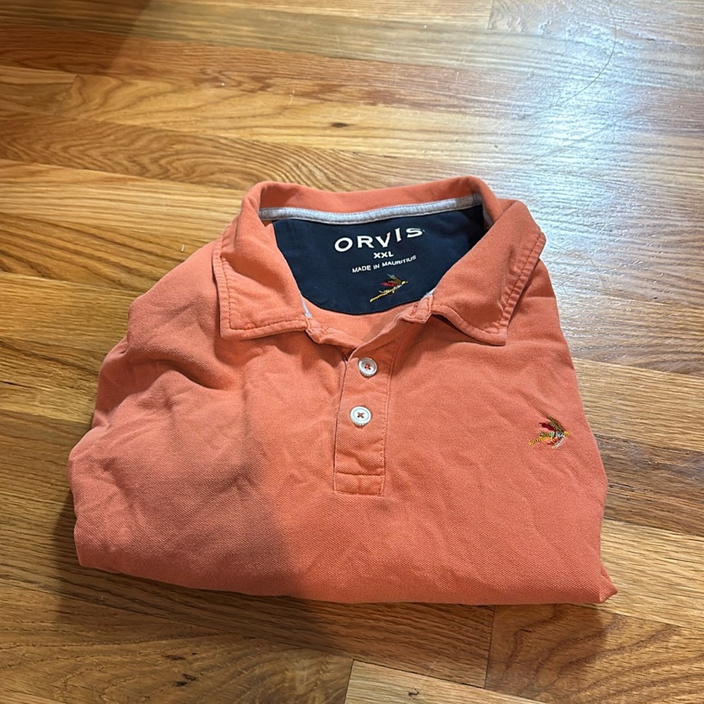 Orvis polo ( light orange) XXL